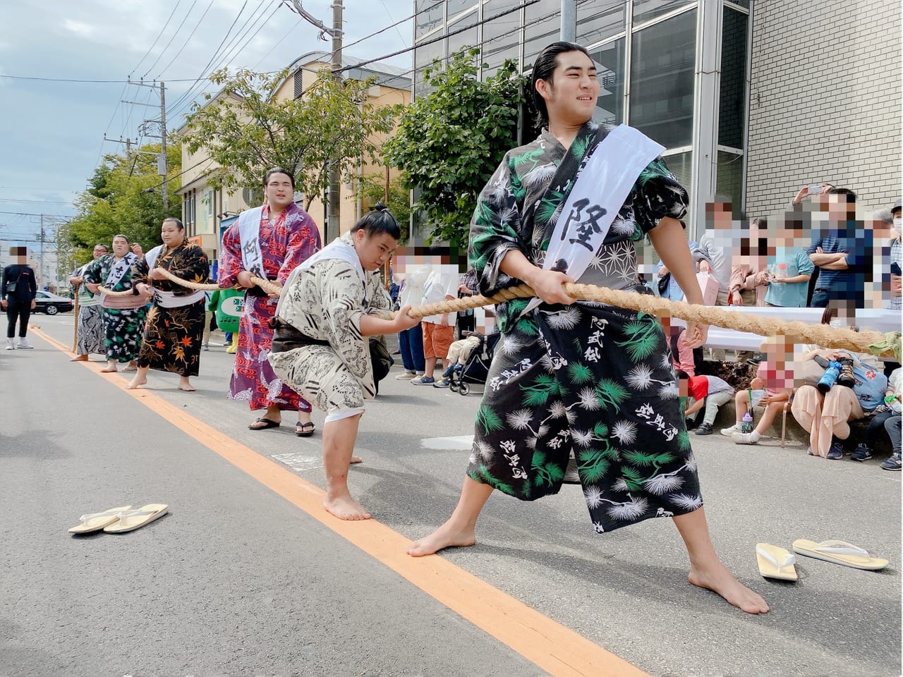 習志野きらっと2023綱引き阿武松部屋力士