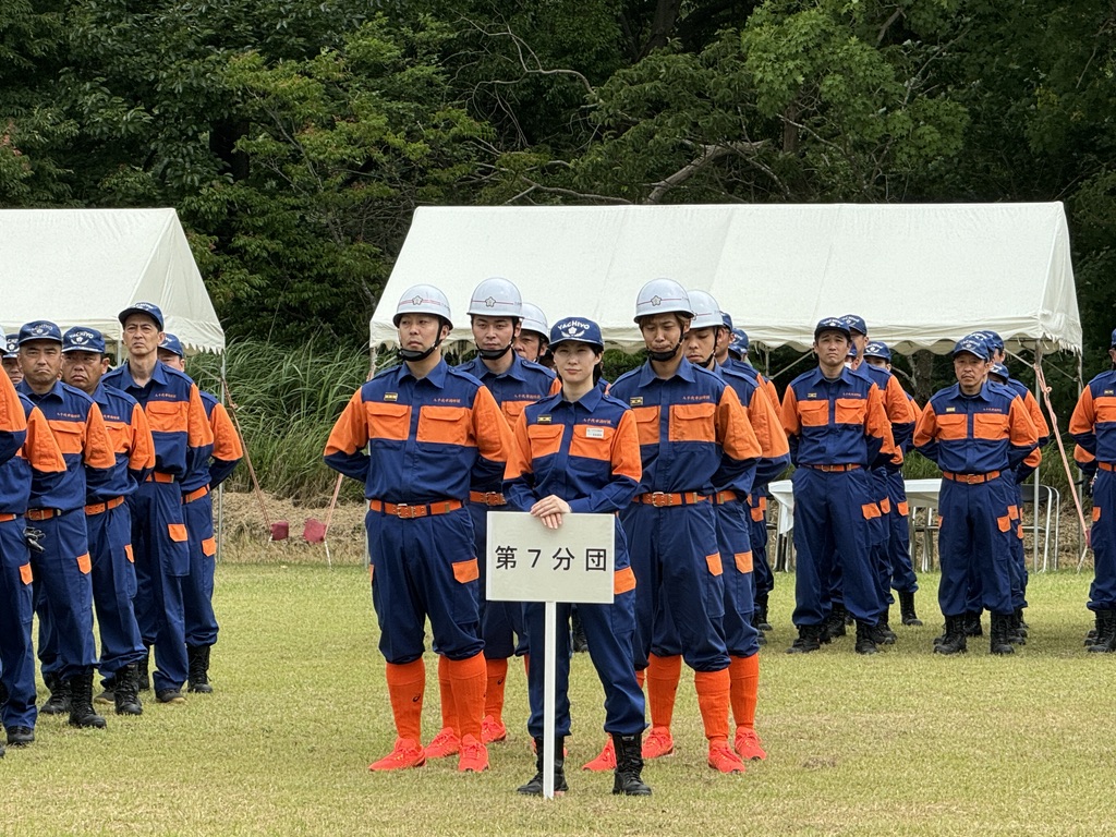 八千代市消防団消防操法大会2024