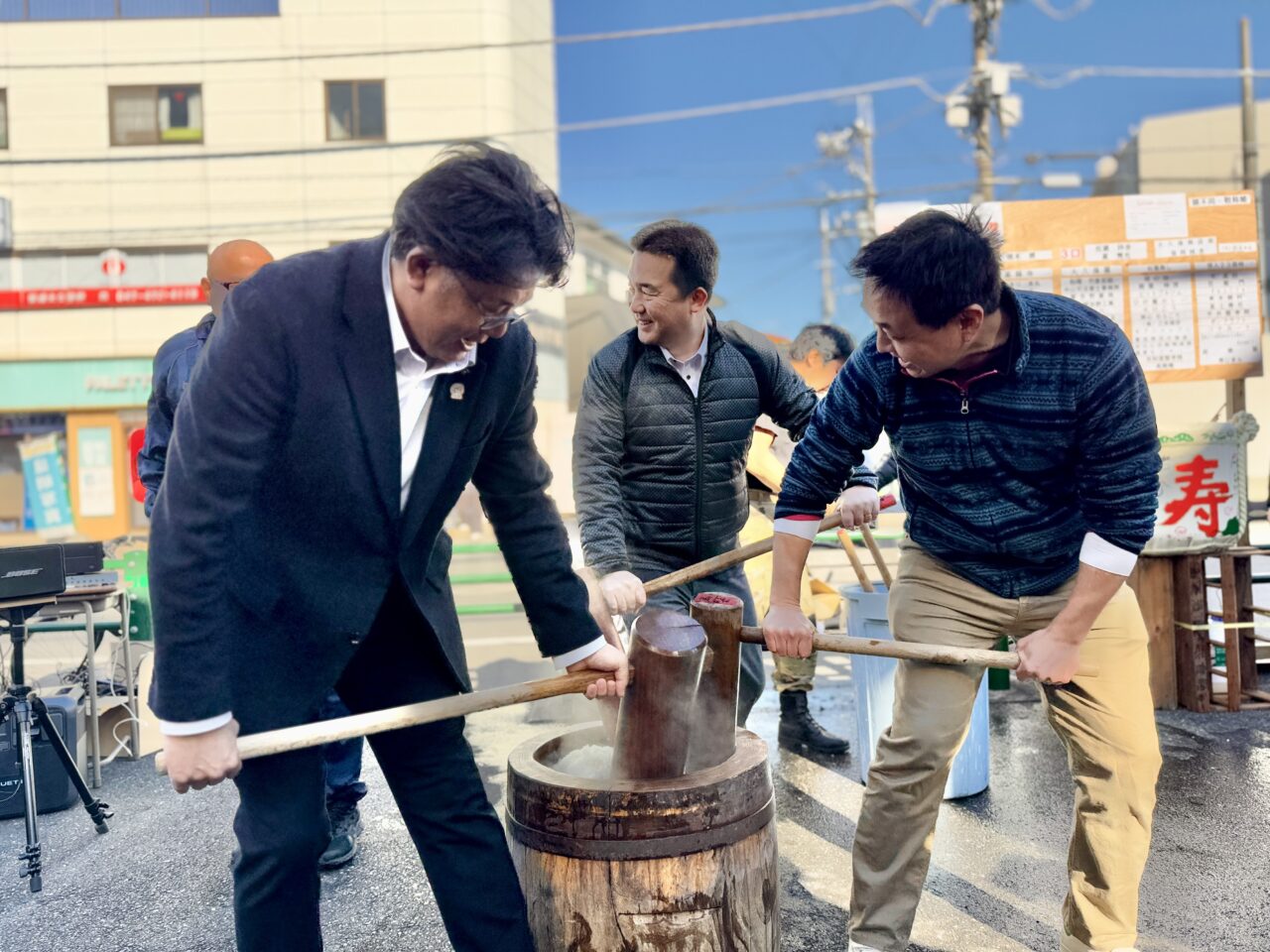 新春餅つき大会