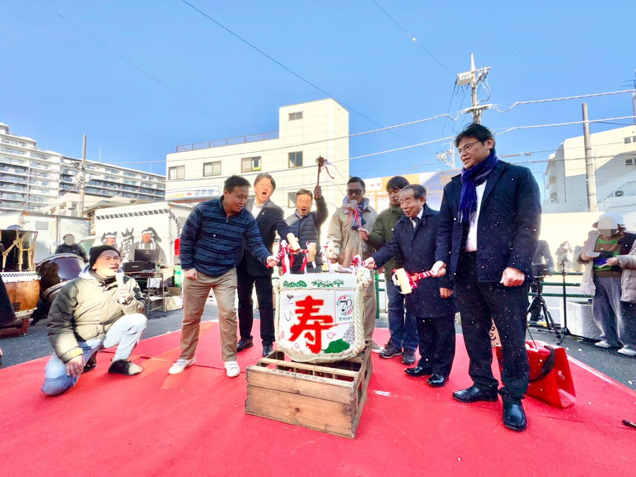 新春餅つき大会