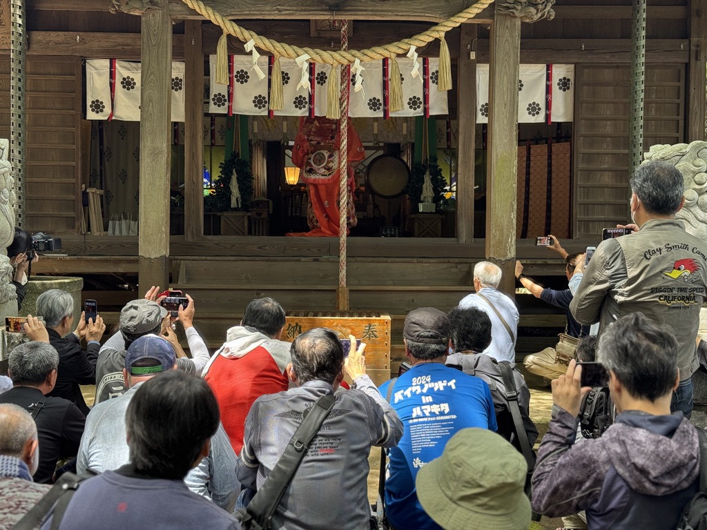 七百餘所神社オートバイ神社開所式