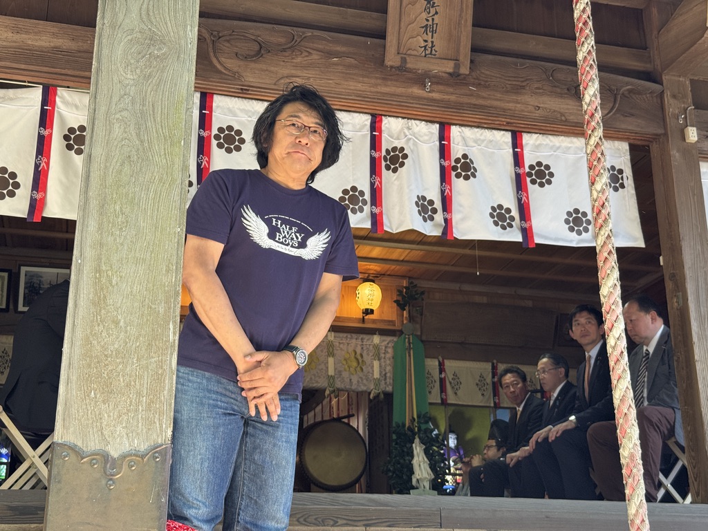 七百餘所神社オートバイ神社開所式