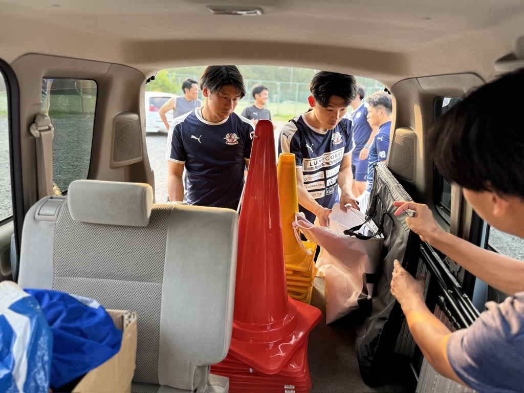 習志野シティFC新チームカー