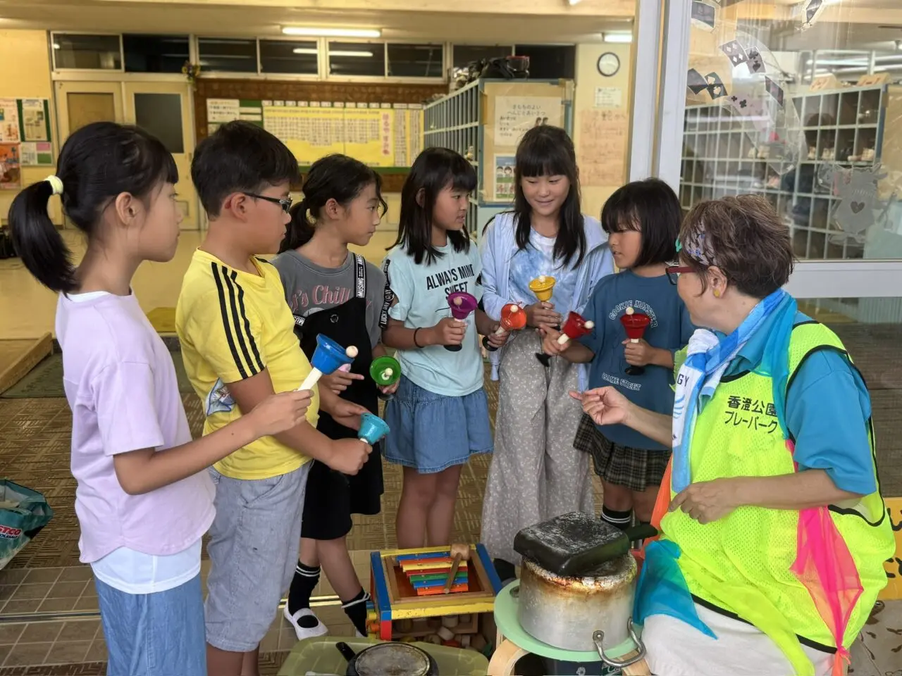 秋津小 防災の日