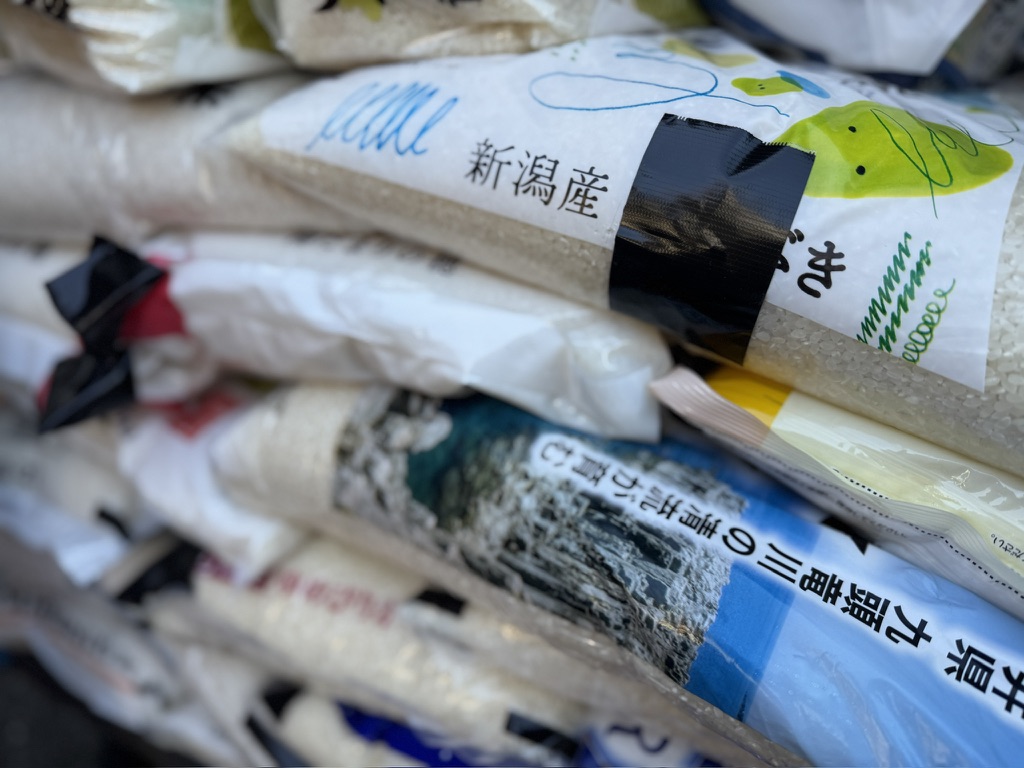 習志野こども食堂ネットワークへの食材の受け渡し