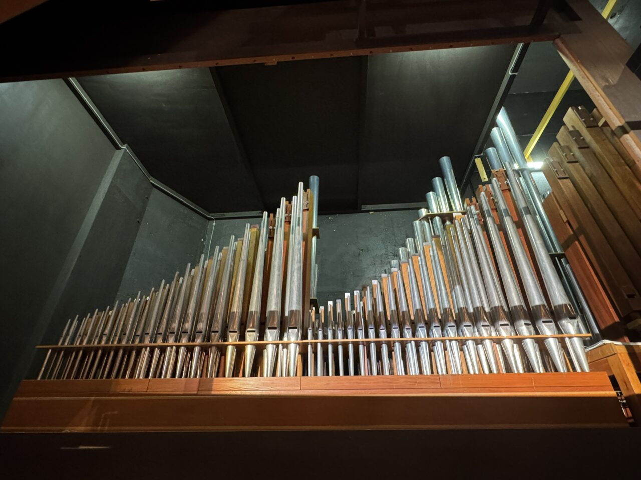 パイプオルガン取り外し作業