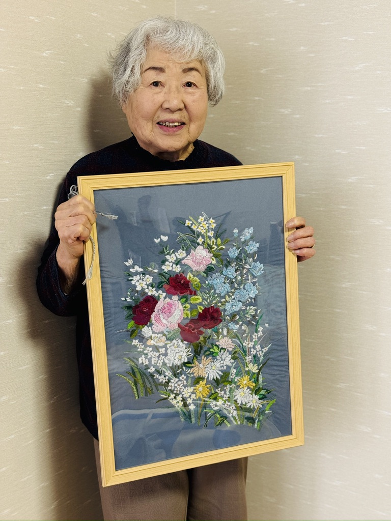 山田さんの手刺繍