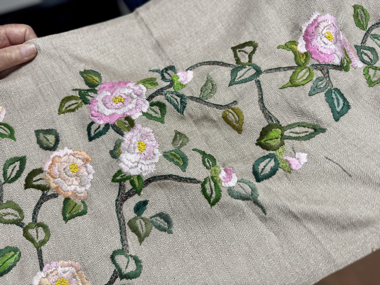 山田さんの手刺繍